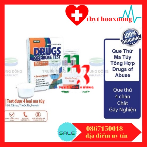 [Nhập Khẩu] Que Thử Ma Tuý 4 Chân DRUGS