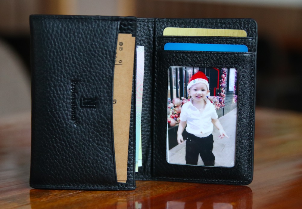 Ví card mini da bò cao cấp siêu mềm 2 màu đen ,nâu