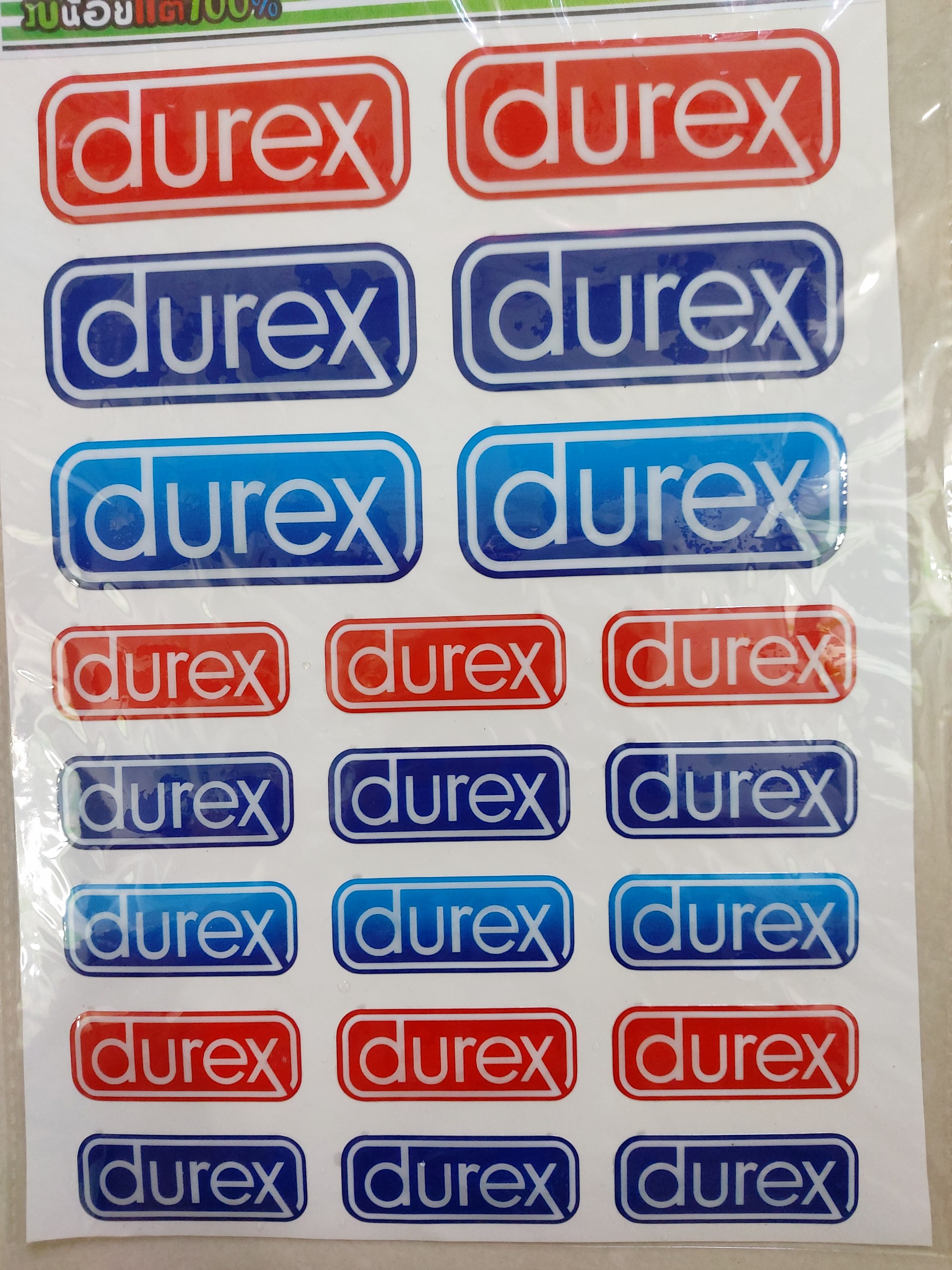 Tem Durex nổi trọn bộ