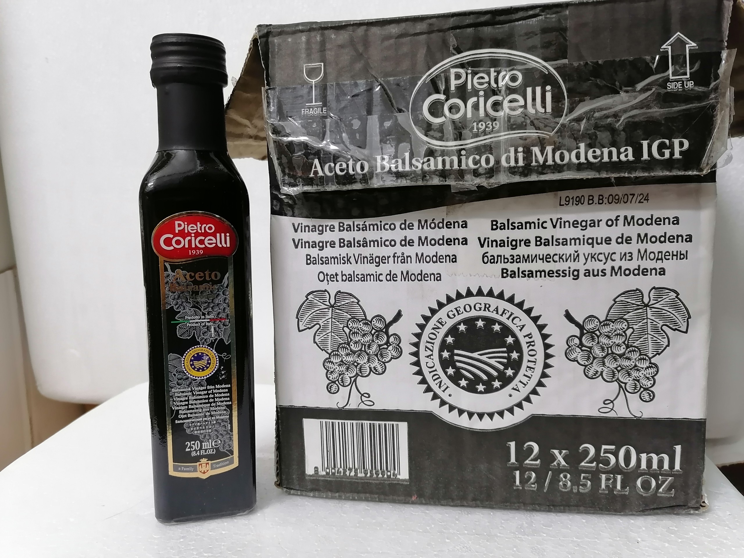 Giấm nho Ý PIETRO CORICELLI Balsamic Vinegar