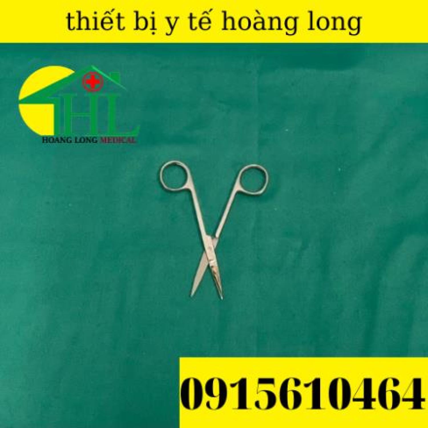 Kéo Cắt Chỉ Thẳng Nhọn 10cm-Kéo Y Tế