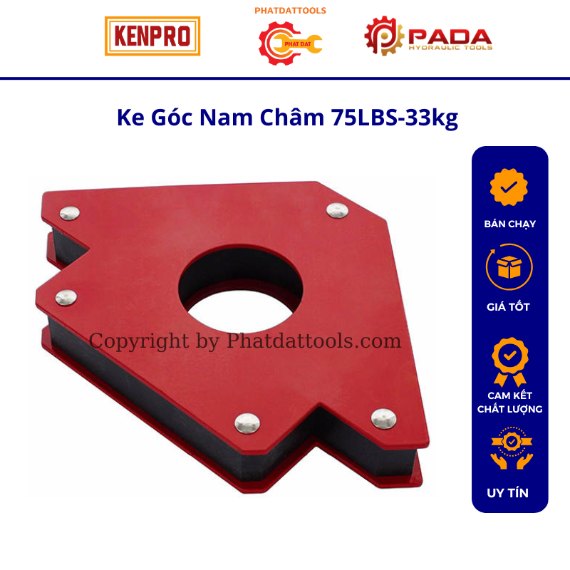 Ke góc nam châm 75LBS-33kg