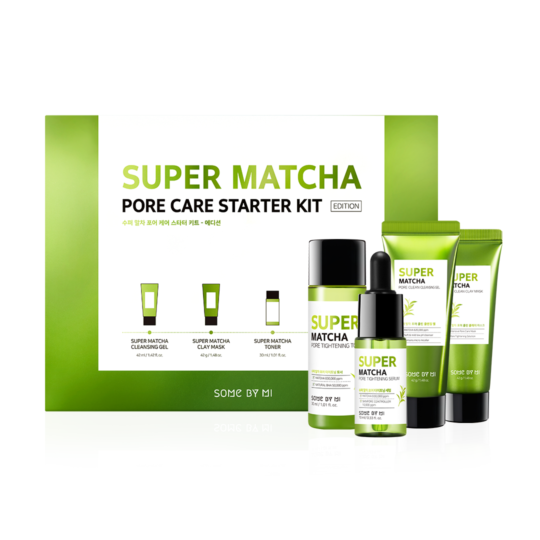 Bộ chăm sóc Some By Mi Super Matcha Pore Care Starter Kit-Edition