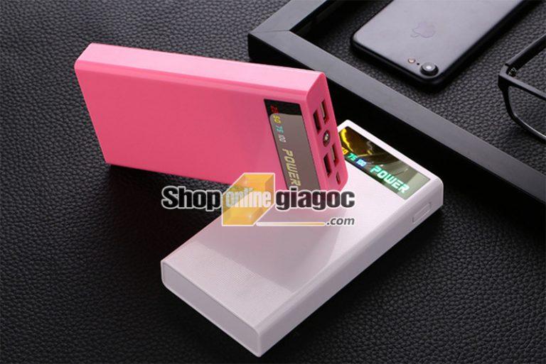 Box Sạc Dự Phòng 6 Cell 18650 Màn KTS VDDP0601 (Không Pin)