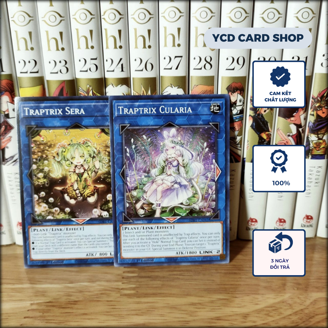 Thẻ bài Yugioh Chính Hãng set 2 link Traptrix -Common
