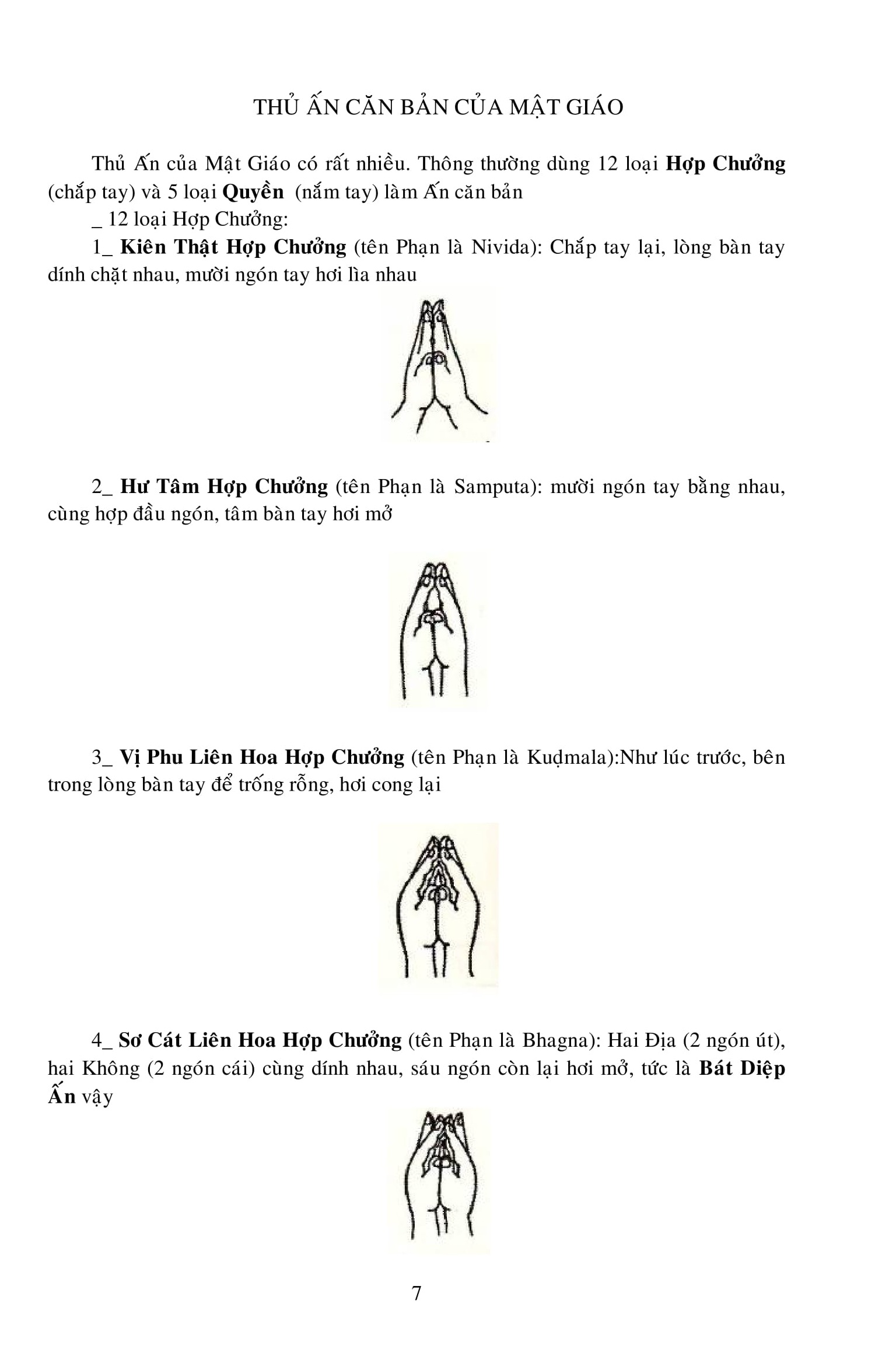 Sách Thủ Ấn Của Phật Giáo