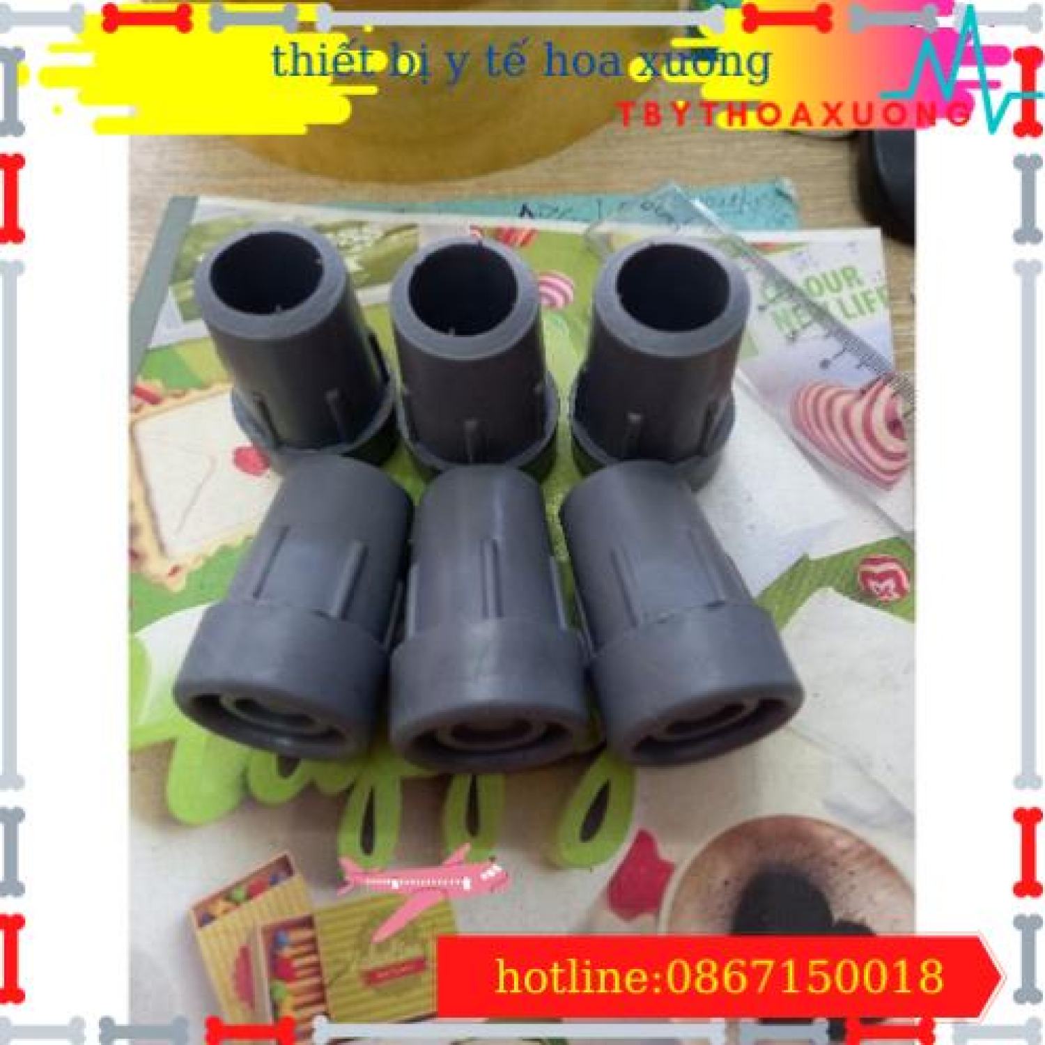 Đế Nạng Cao Su Thay Thế Cho Nạng Inox Việt Nam