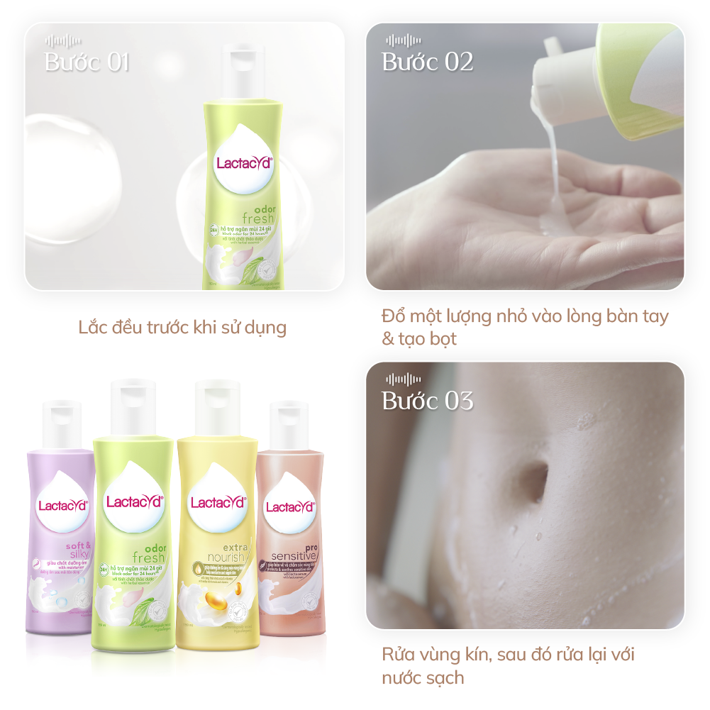 Bộ 2 Lactacyd Odor Fresh 60ml/Chai