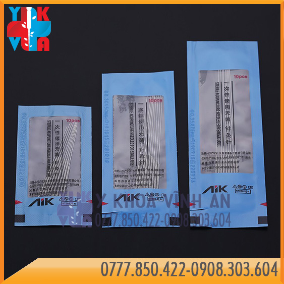 Kim Châm Cứu AiK Accupunture Needles Hộp 100 Kim