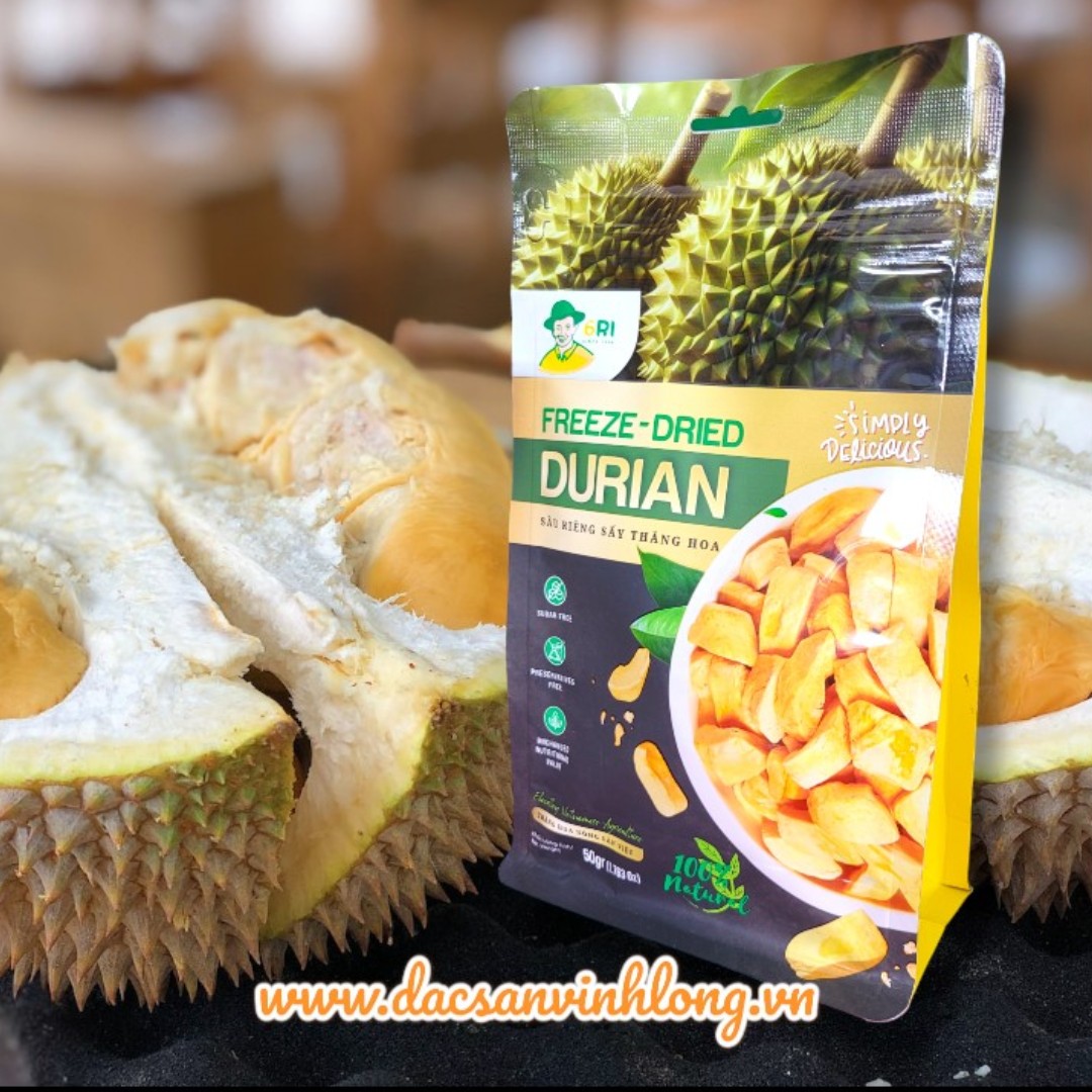 Sầu riêng sấy thăng hoa 6 Ri gói 50gr
