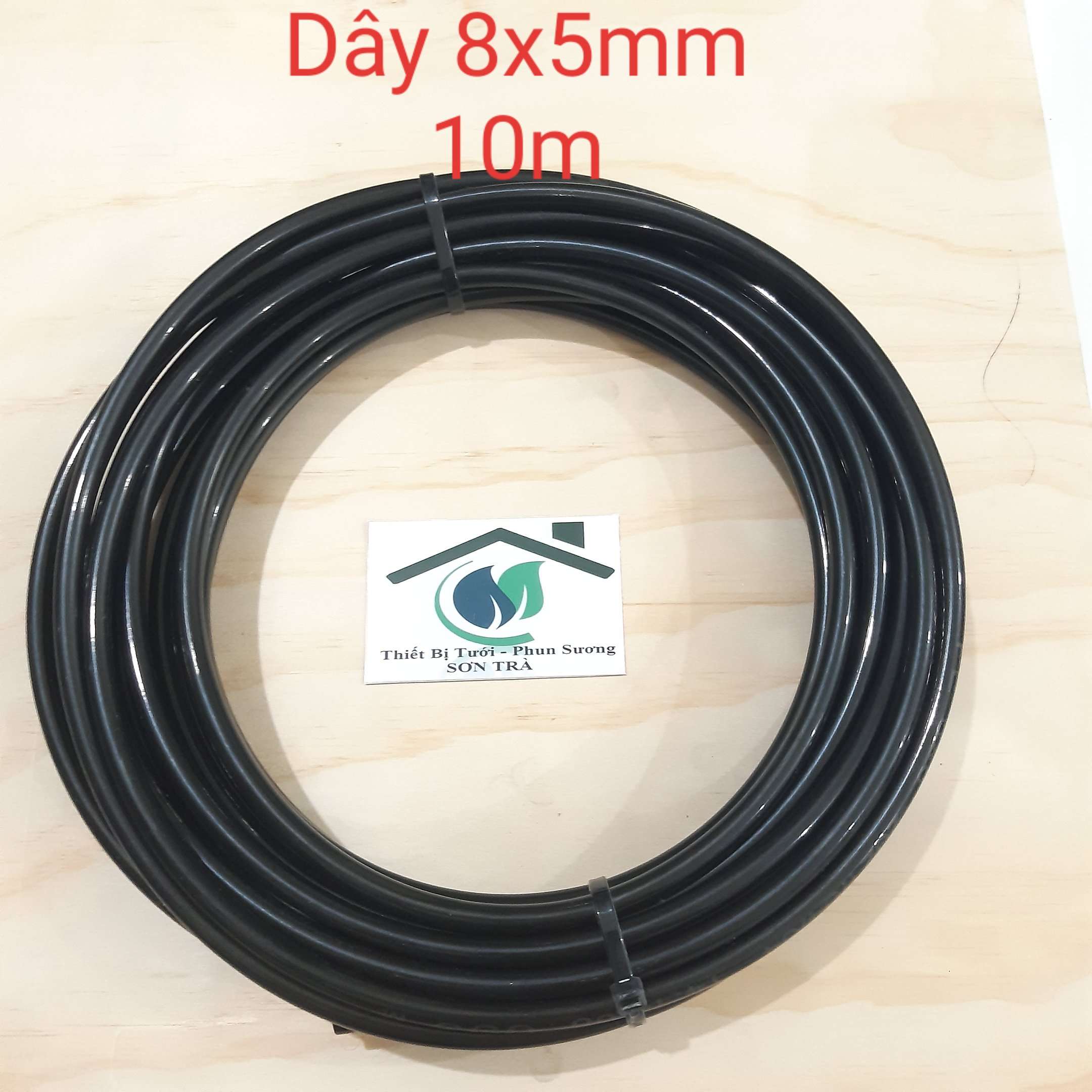 [HCM]Dây phun sương PE đen 8mm- Cuộn 10m