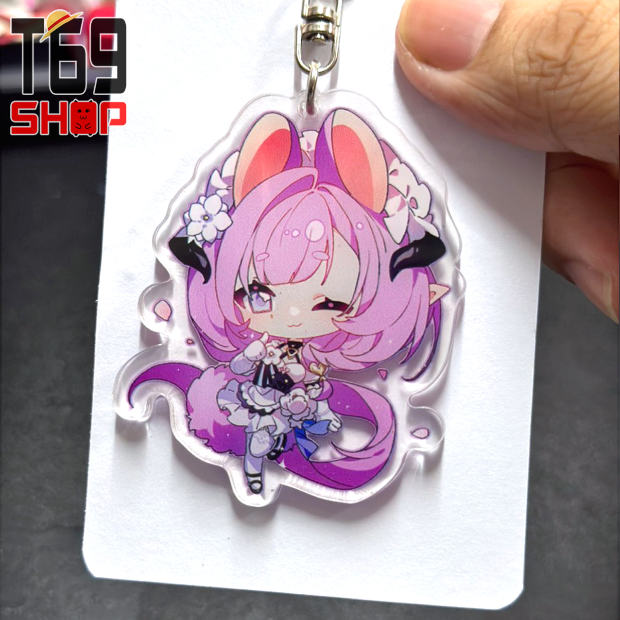 Móc khóa mica Elysia - game Honkai Impact 3 [T69 Shop]