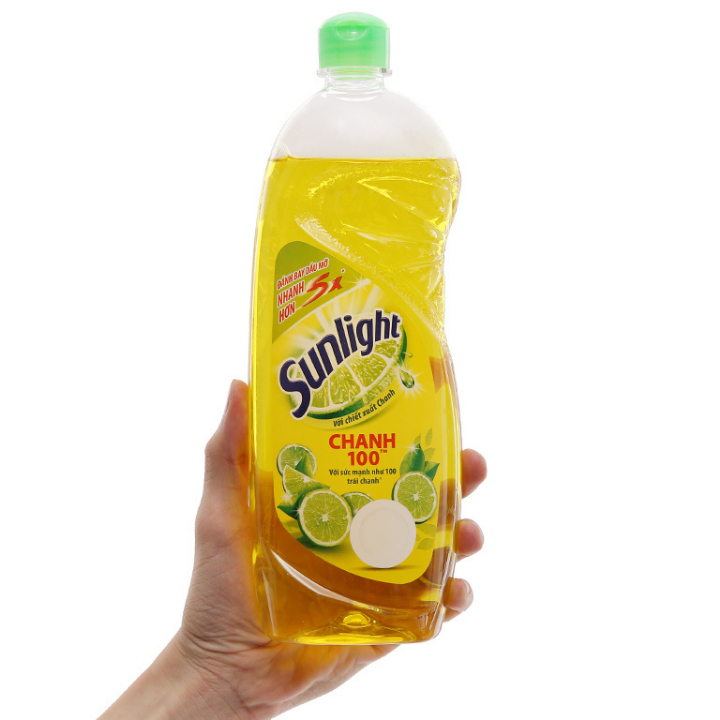 [HCM]NƯỚC RỬA CHÉN SUNLIGHT CHANH 730ML