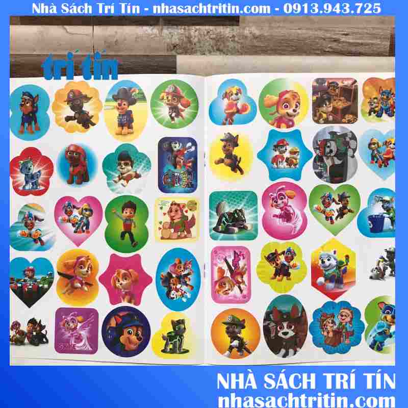 TẬP TÔ MÀU CÓ HÌNH DÁN STICKER