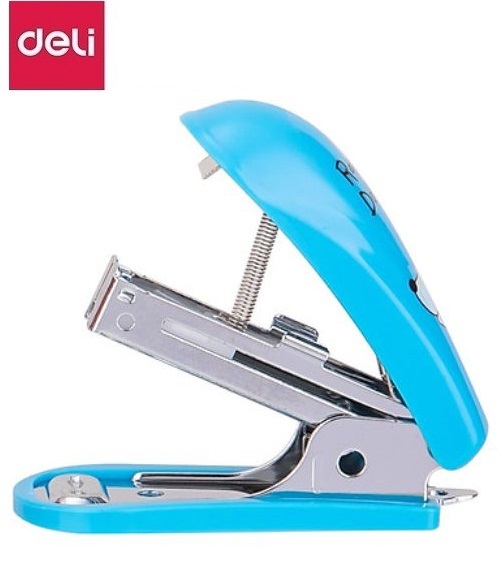 Dập ghim mini số 10 + hộp kim Deli - E0253
