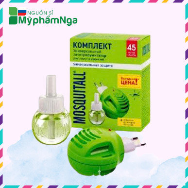Máy đuỗi muỗi Mosquitall Nga (có kèm tinh dầu)