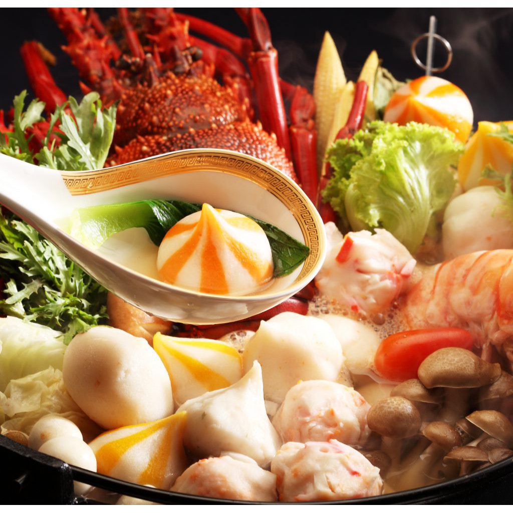 [SHIP HCM]  Surimi viên thả lẩu (đậu hủ cá, bánh bao trứng cá nhím) Phú Mark 500g