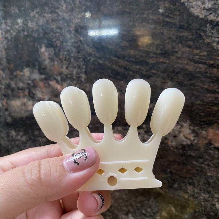 Set 50 móng vương miện ( tập sơn, làm bảng màu )