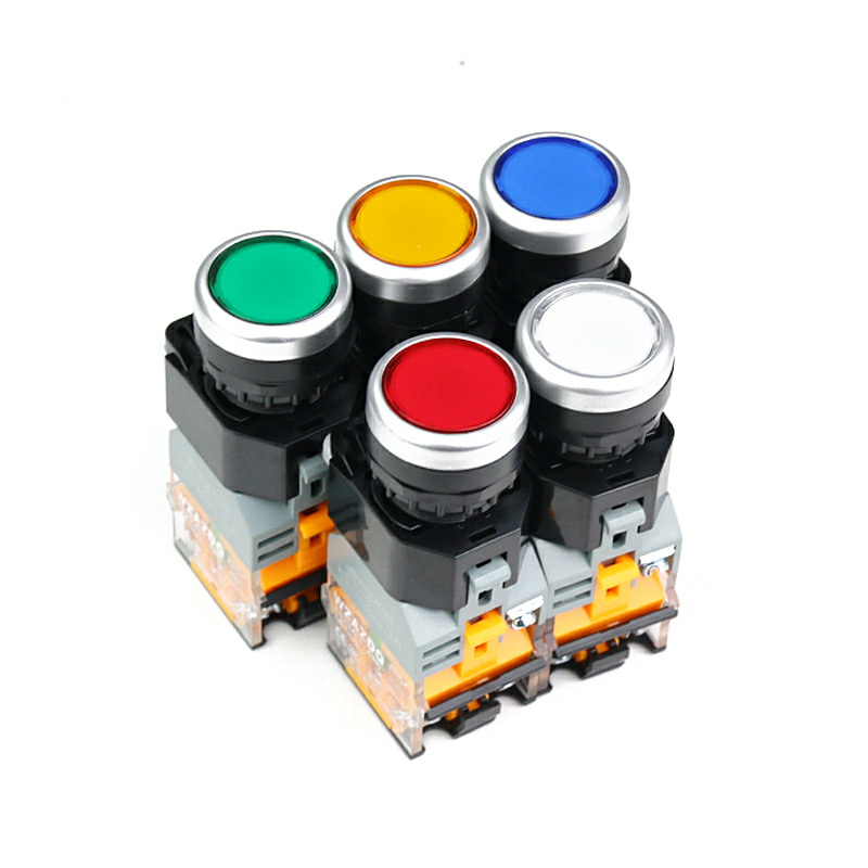 [HCM] Nút nhấn nhả, nhấn giữ có đèn, không đèn LA38 phi 22