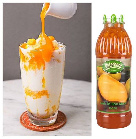 Sinh tố Osterberg Xoài - Mango Smoothie 1L (Chai)