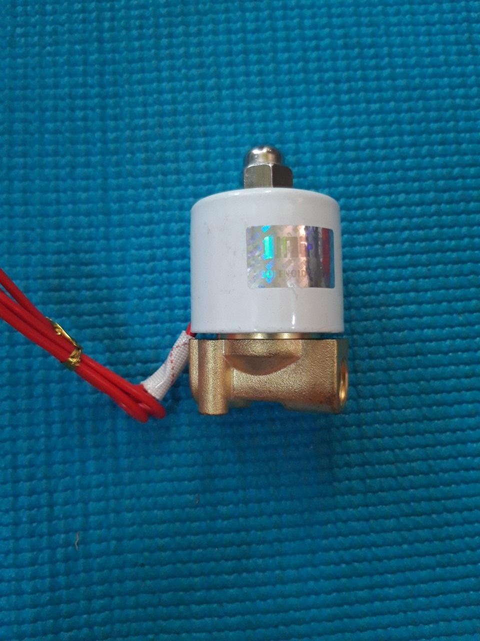 Van điện từ gài dây ống 8mm 220V dùng cho phun sương tự động (cuộn coil đồng)