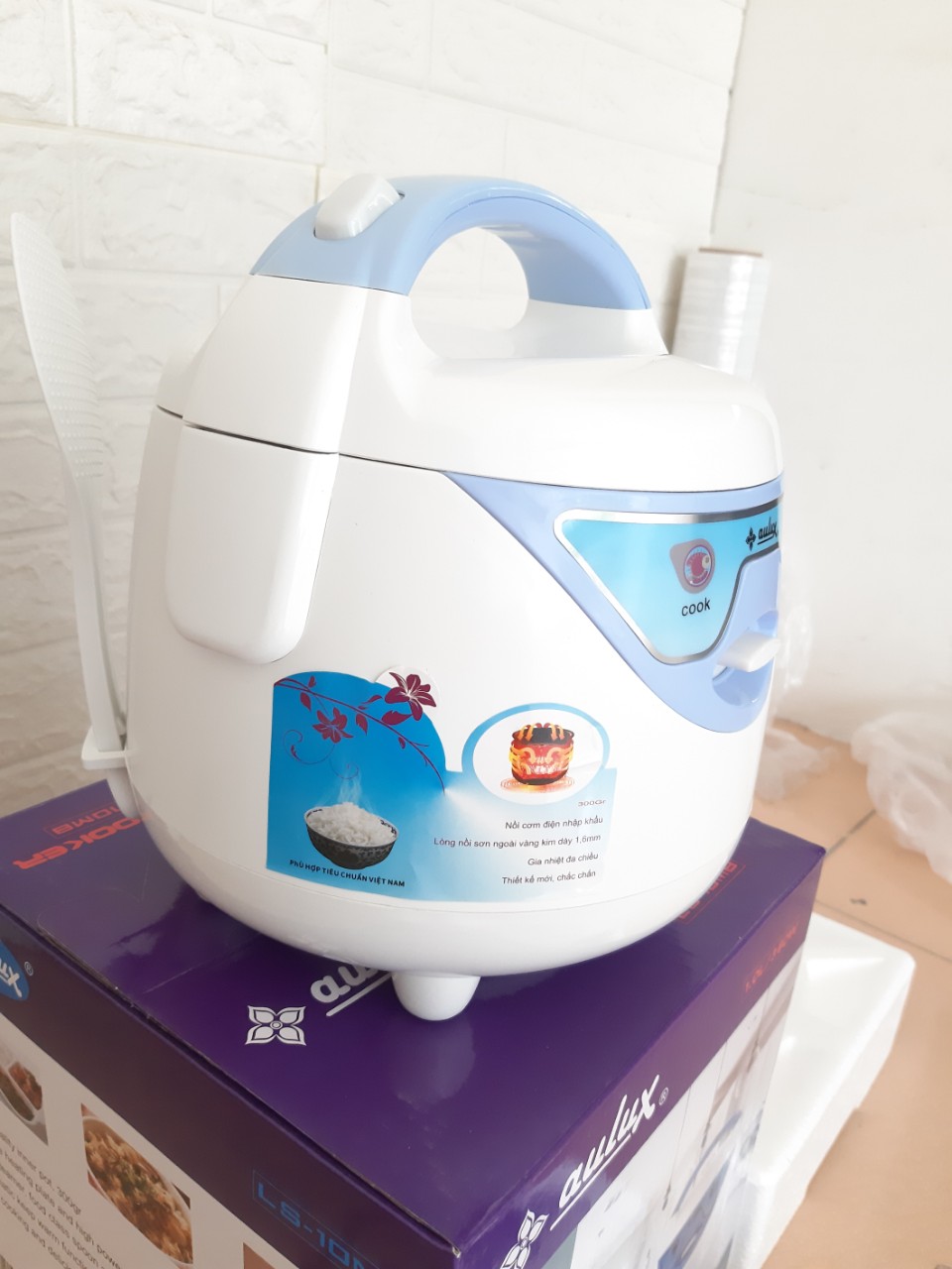 [NHỎ+ XINH] NỒI CƠM ĐIỆN CAO CẤP AULUX 1 LÍT LS-10M8- Nồi cơm Mini