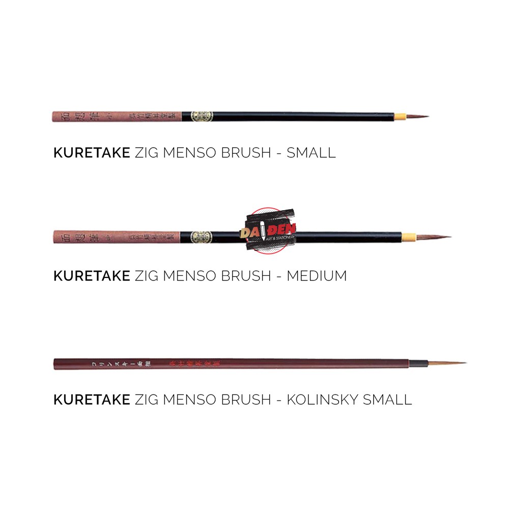 [HCM]Cọ Thư Pháp Màu Nước Zig Menso Kuretake