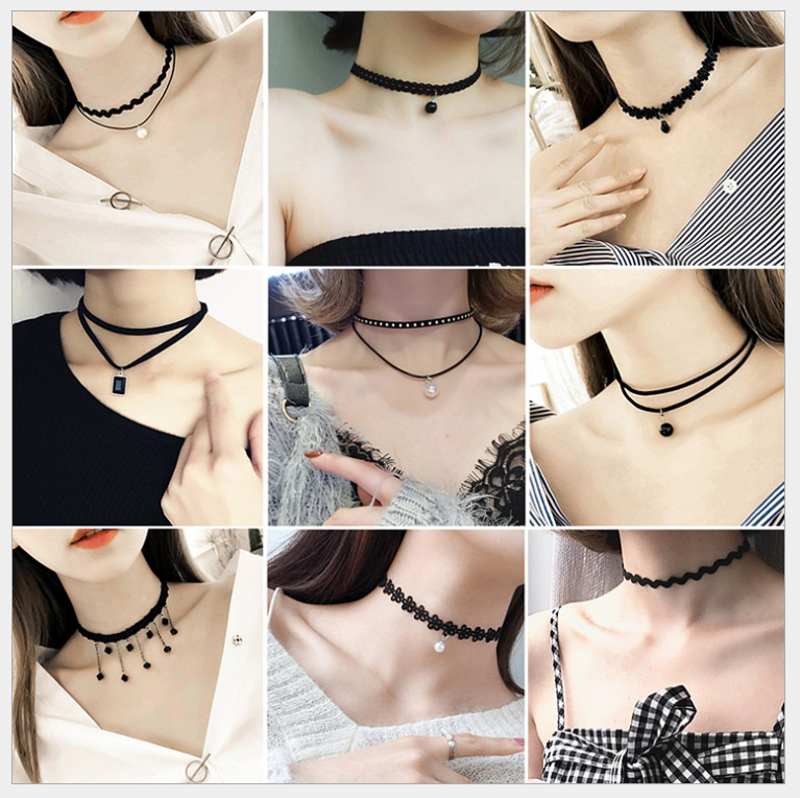 BỘ VÒNG CỔ CHOKER 12 CHI TIẾT