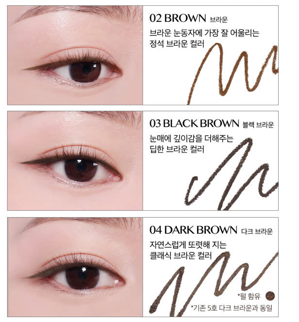 Bút kẻ Mắt Dạng Sáp Clio Sharp So Simple Waterproof Pencil Liner Đen - Nâu - Nâu Choco