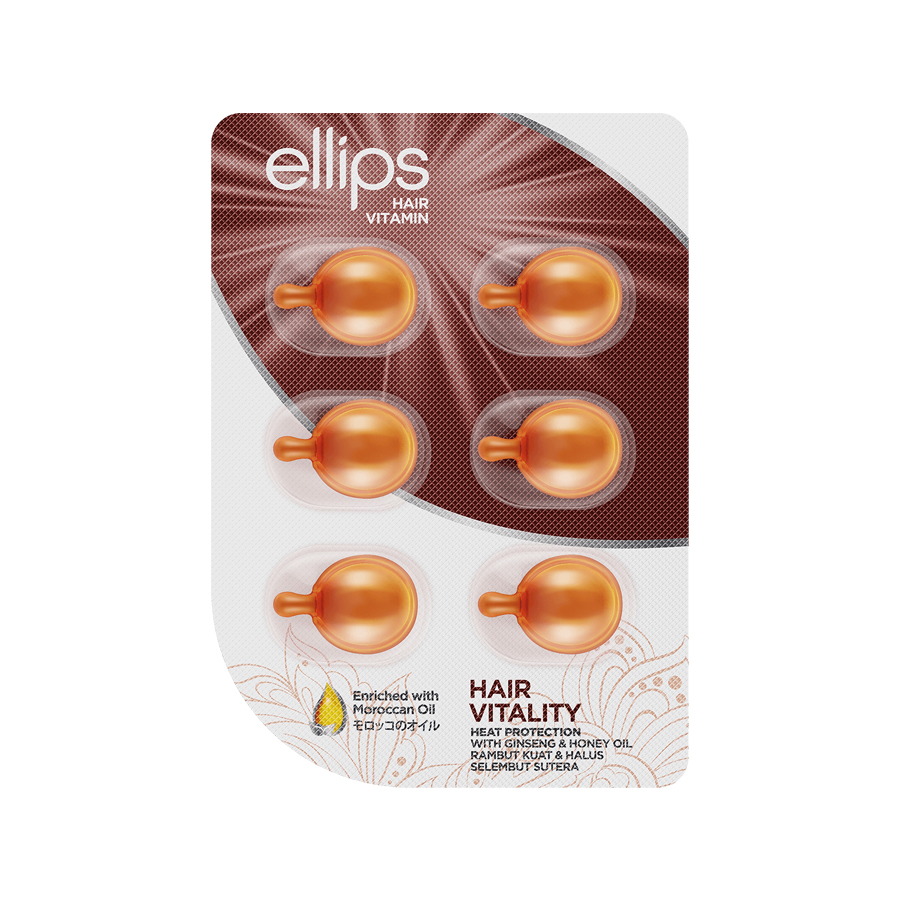 Ellips - Viên serum dưỡng tóc - tóc đẹp ngay trong 1 phút... (vỉ 6 viên)