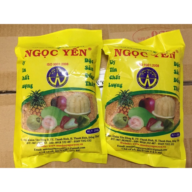 Combo 2 Bịch Muối Sấy Ngọc Yến - bịch 100gr