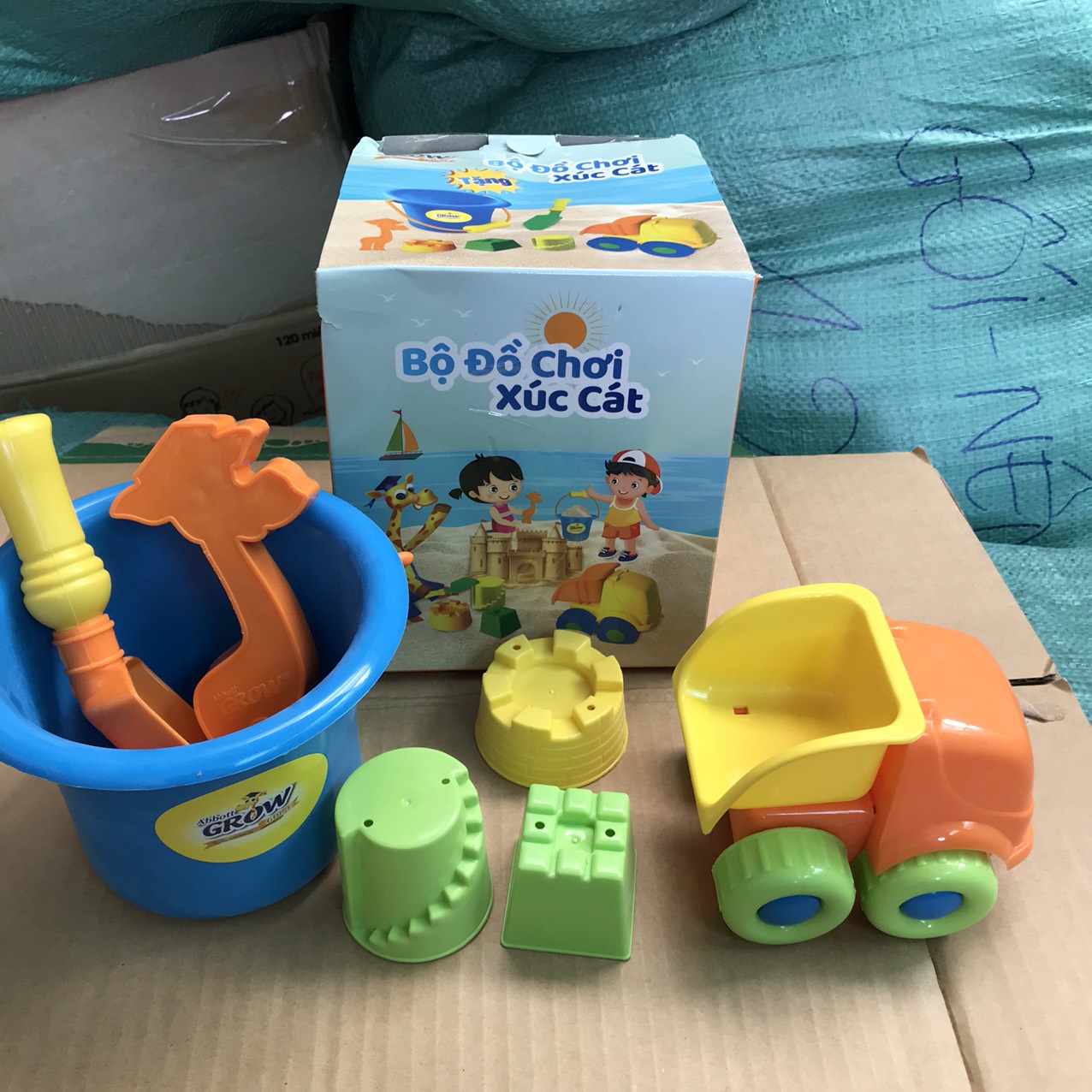 Bộ đồ chơi xúc cát Grow