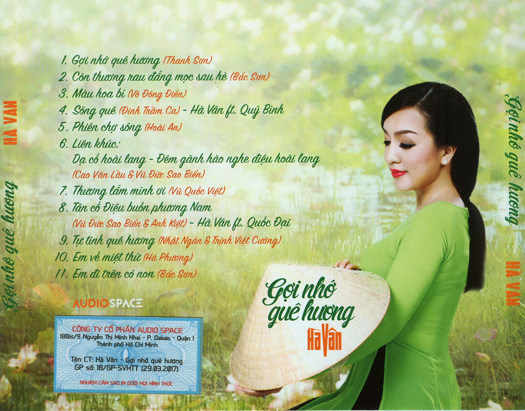 Bộ  06 CD Hà Vân Phôi Phono ca nhạc vàng