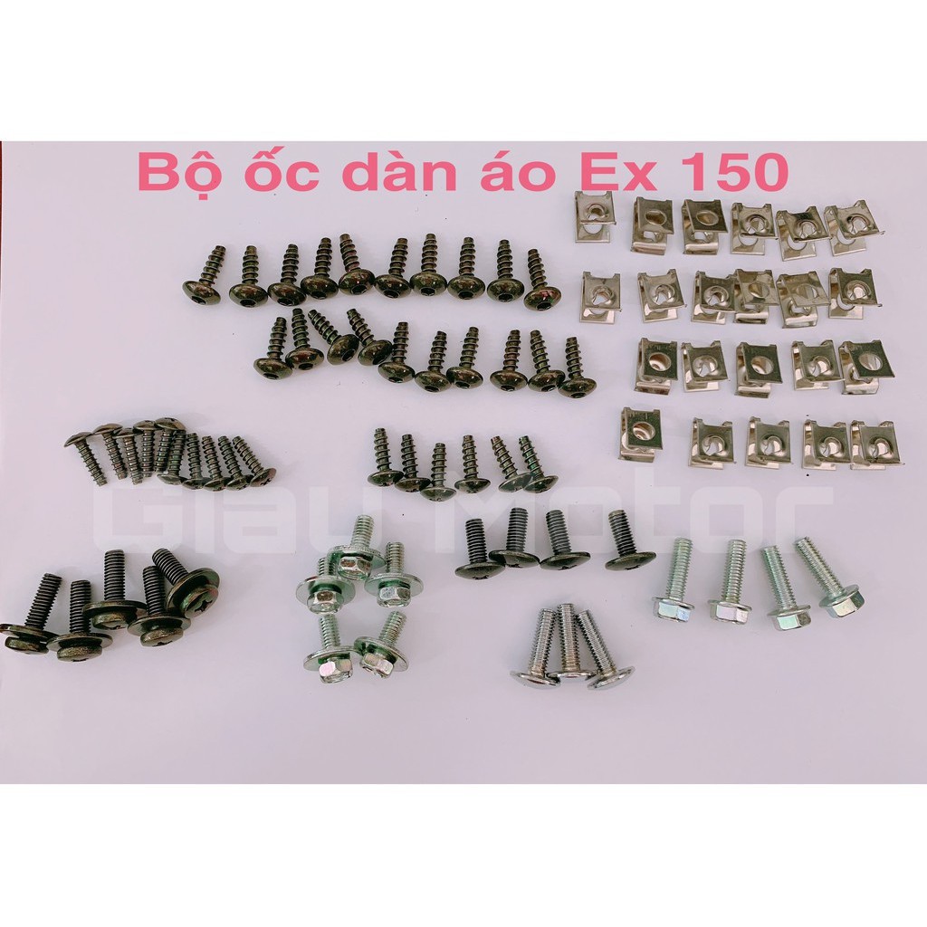 Bộ ốc dàn áo exciter 150 - ex150-exciter 150