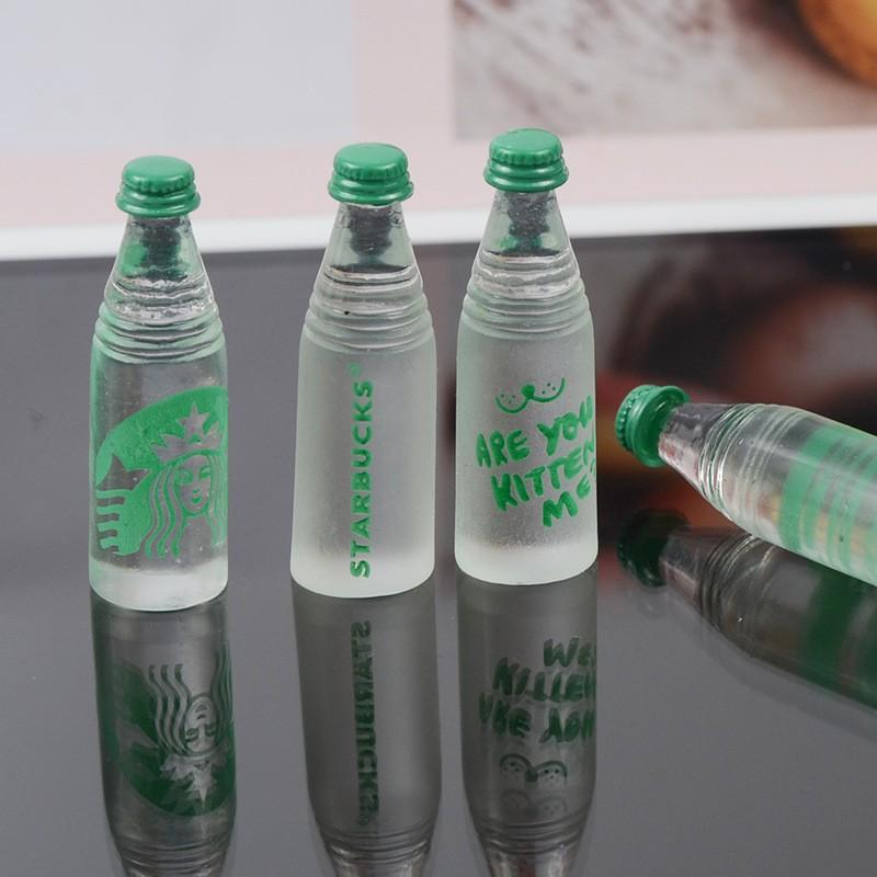 Charm Slime Mô hình set 04 Chai nước ngọt StarBucks