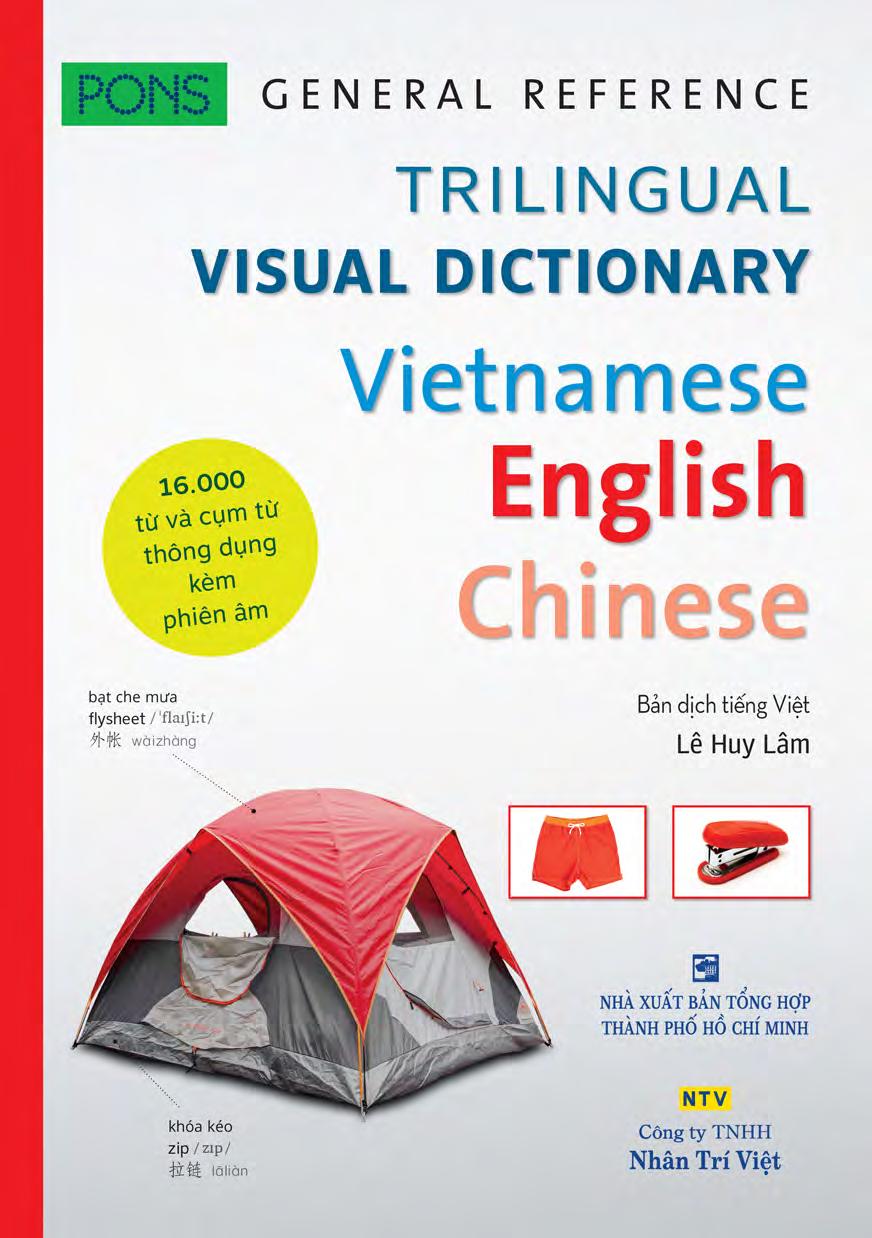 Sách Fahasa - Pons General Reference - Trilingual Visual Dictionary Vietnamese - English - Chinese