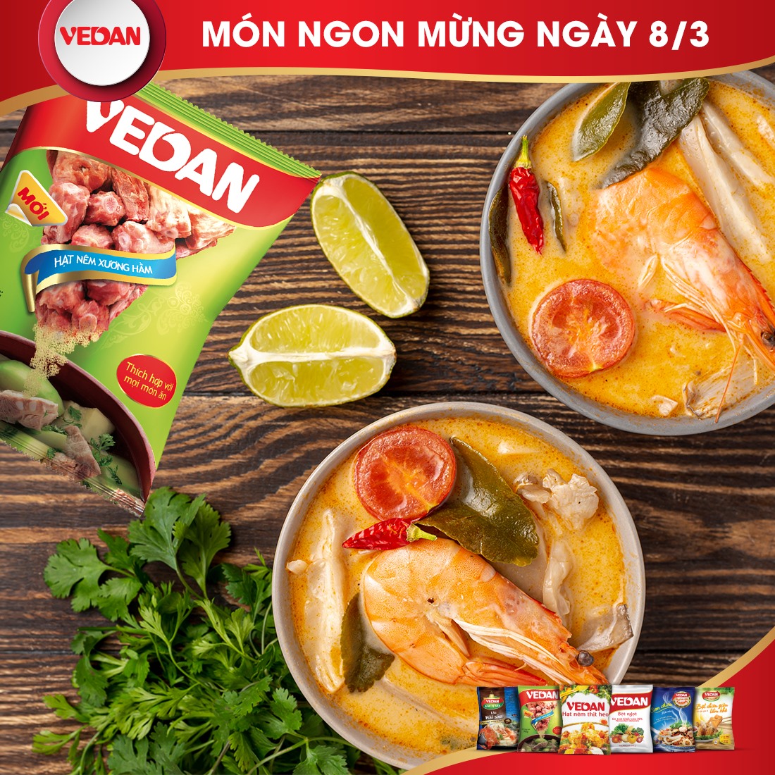 Hạt nêm xương hầm Vedan 900g