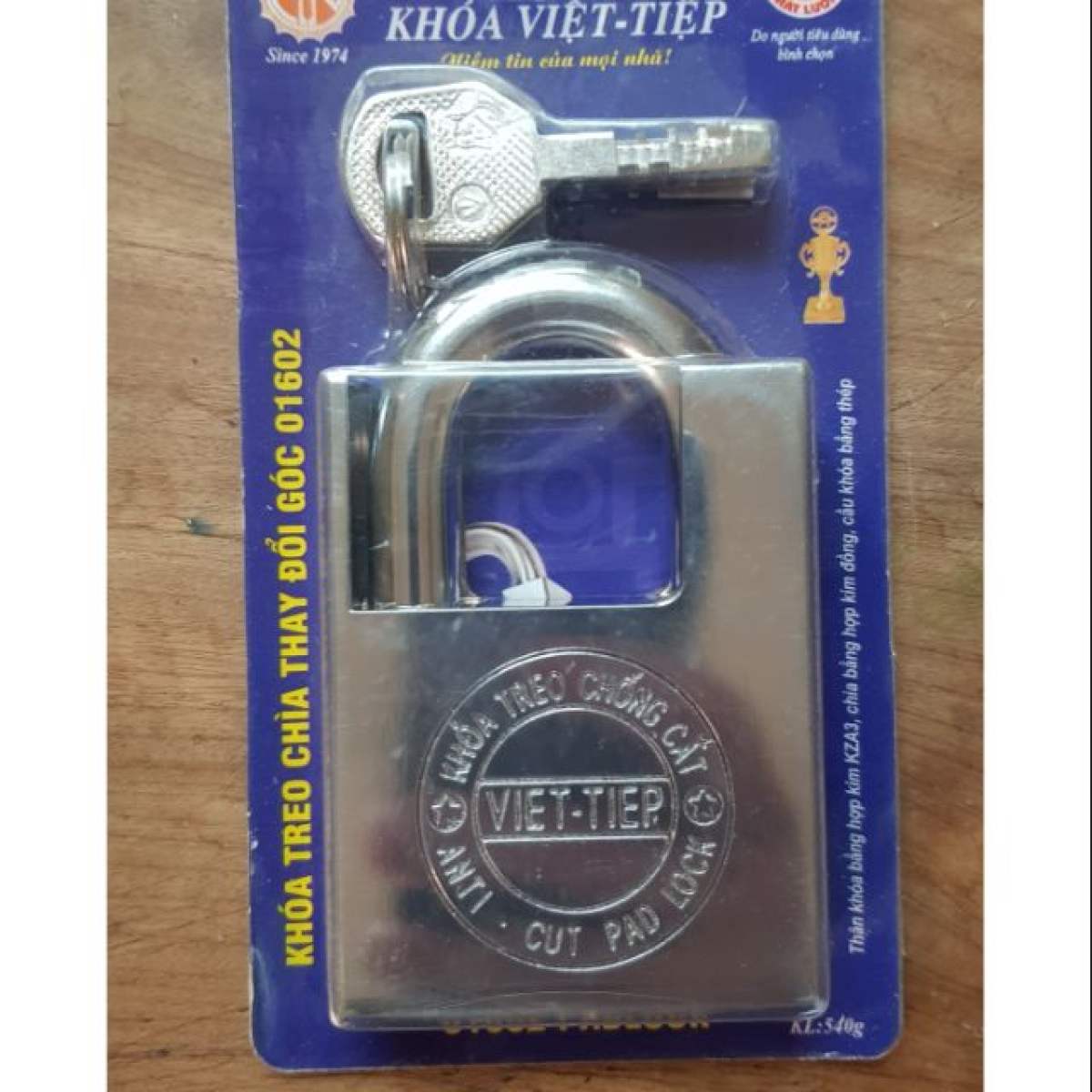 Khóa chống cắt việt tiệp- 01602
