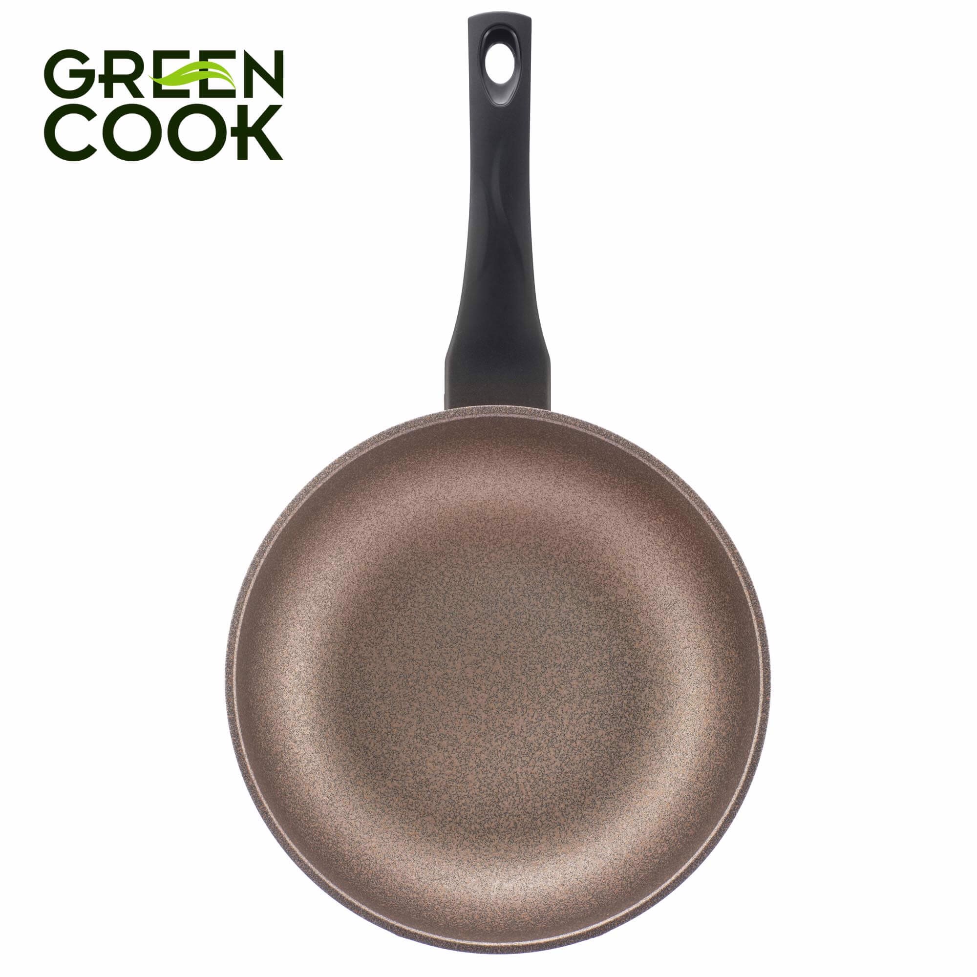 [HCM]Chảo đúc vân đá đáy từ sâu lòng 26cm Green Cook
