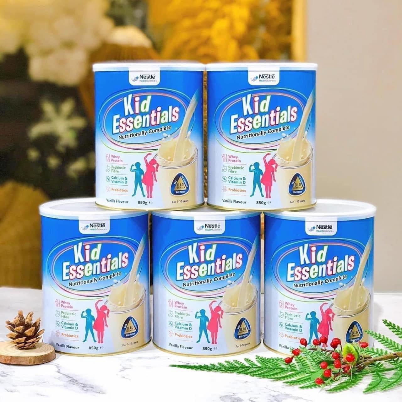 Sữa KID ESSENTIALS Úc 850g date mới