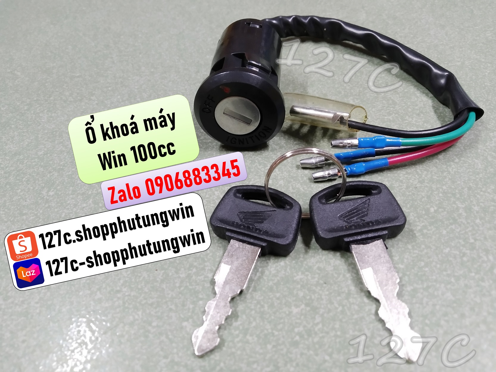 [HCM] Ổ khoá máy Win 100cc