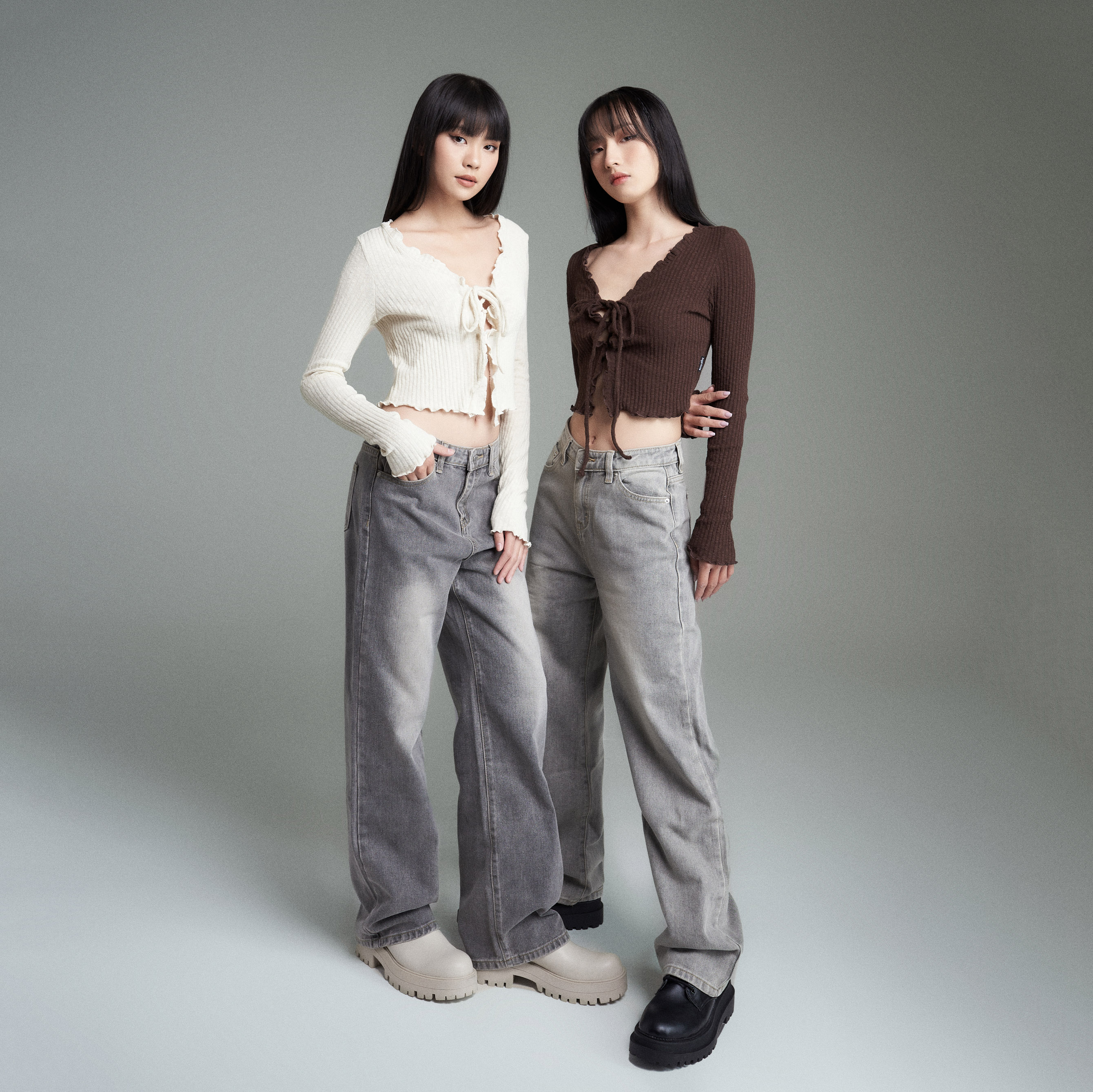 Áo Croptop Dài Tay PRADIES Lacies