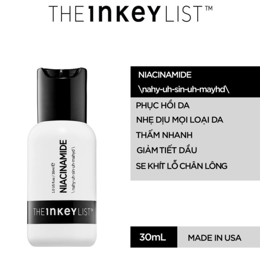 Tinh chất The INKEY List Niacinamide ( 30mL )