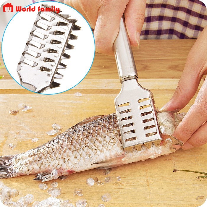 Dụng cụ lóc đánh vảy cá đồ cạo vảy cá inox