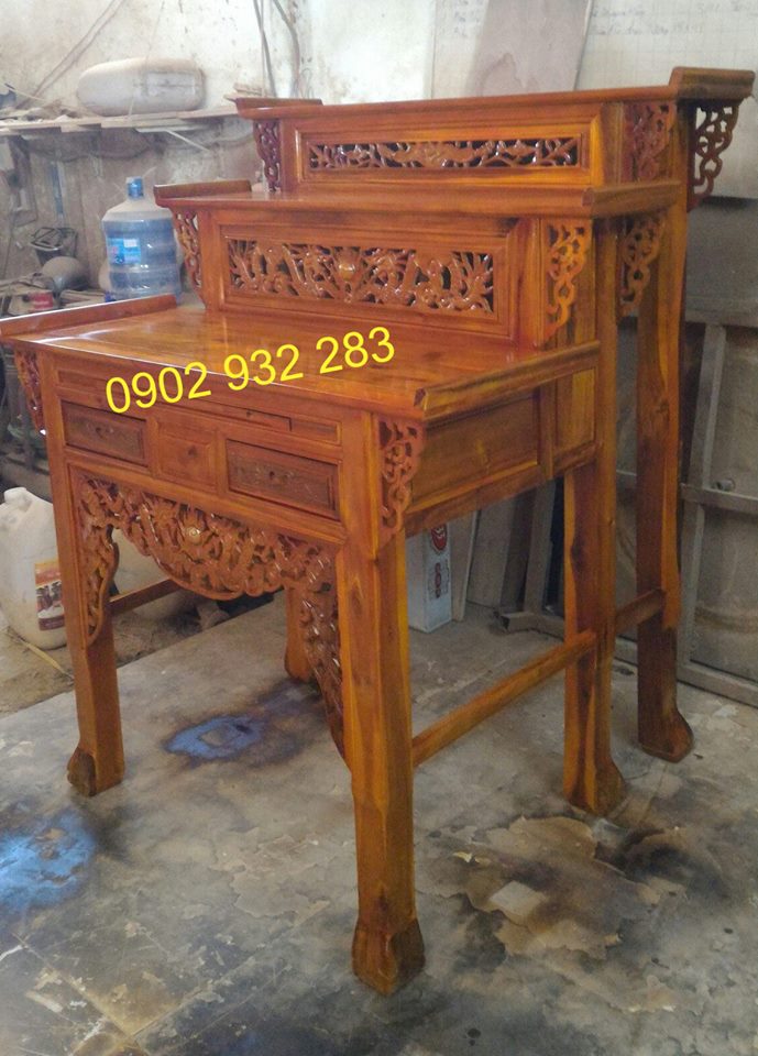 [HCM]Bàn thờ gia tiên, bàn thờ phật, bàn thờ cúng tổ tiên, bàn thờ gỗ 3 tầng - Bàn thờ gia tiên, bàn thờ phật, bàn thờ cúng tổ tiên, bàn thờ tam cấp gỗ tràm loại 1