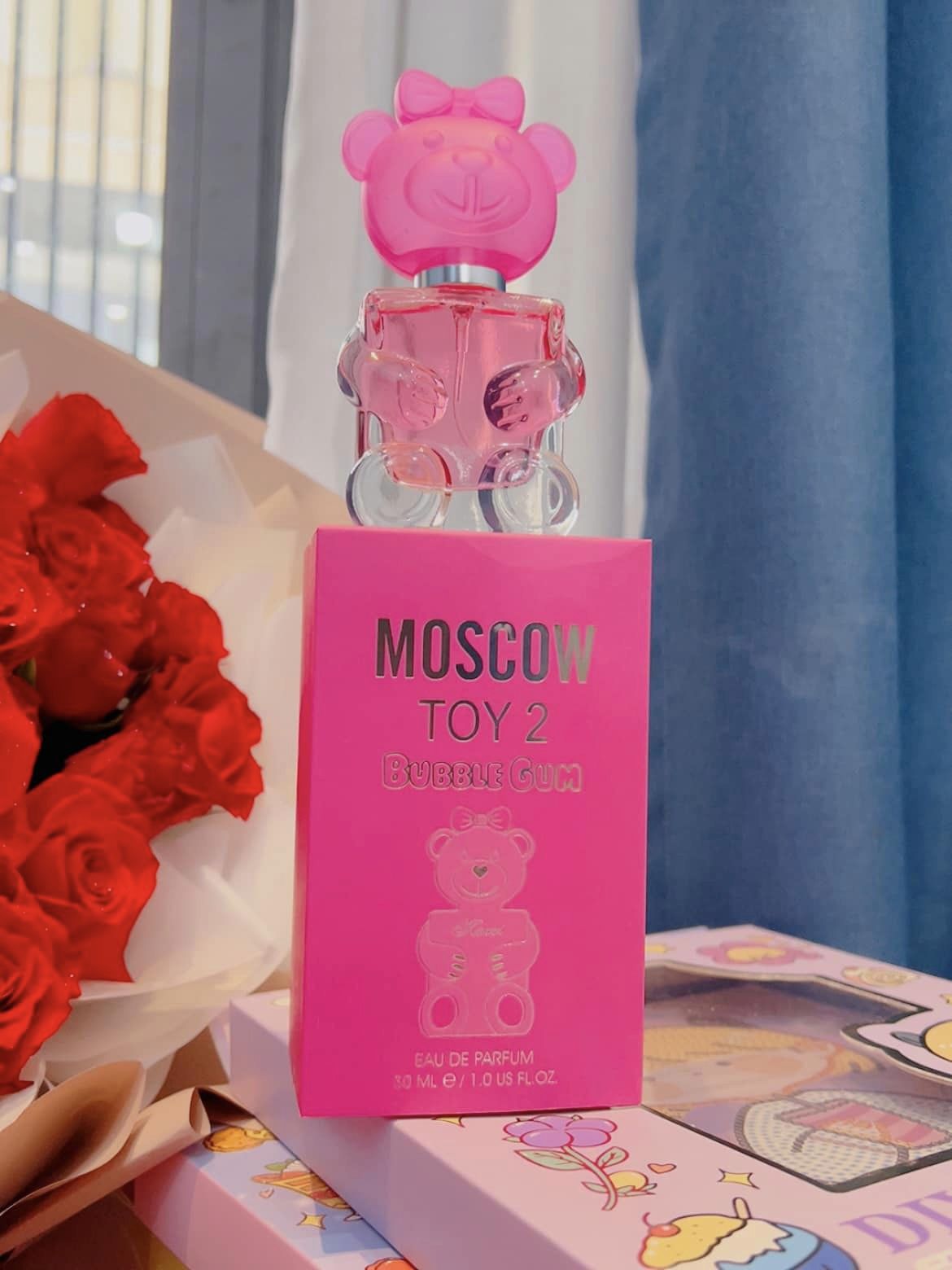 Nước hoa gấu hồng moschino