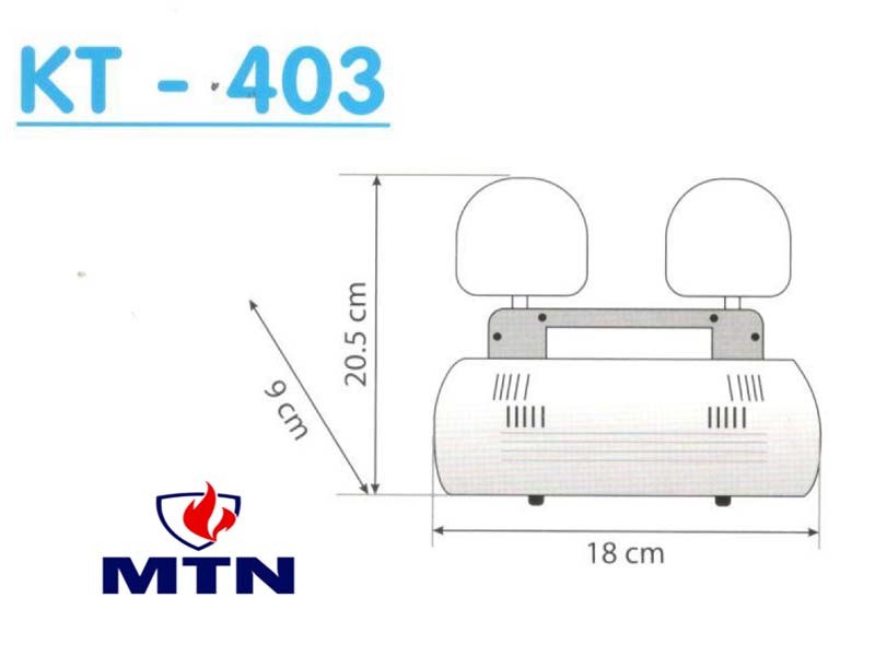 Đèn Sạc Chiếu Sáng Khẩn Cấp KENTOM KT 403
