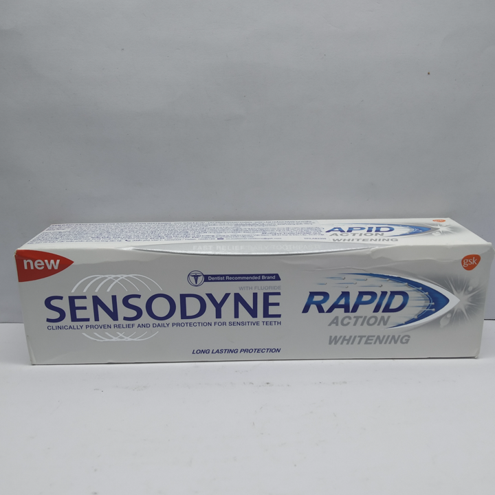 KEM ĐÁNH RĂNG SENSODYNE RAPID ACTION WHITENING NEW - TUÝP 100G
