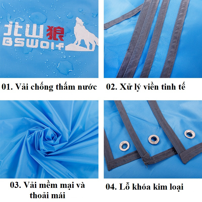Thảm dã ngoại chống nước BSW-FL001 (CHÍNH HÃNG)