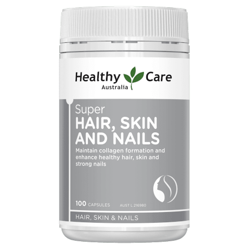 Healthy Care Super Hair Skin Nail – Viên Uống Chống Rụng Tóc, Giúp Da Và Móng Tay Chắc Khỏe 100 viên